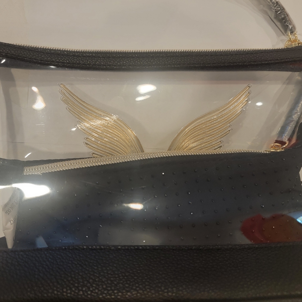 Victoria's Secret Black and Gold Winged Cosmetic Set - Picture 3 of 7